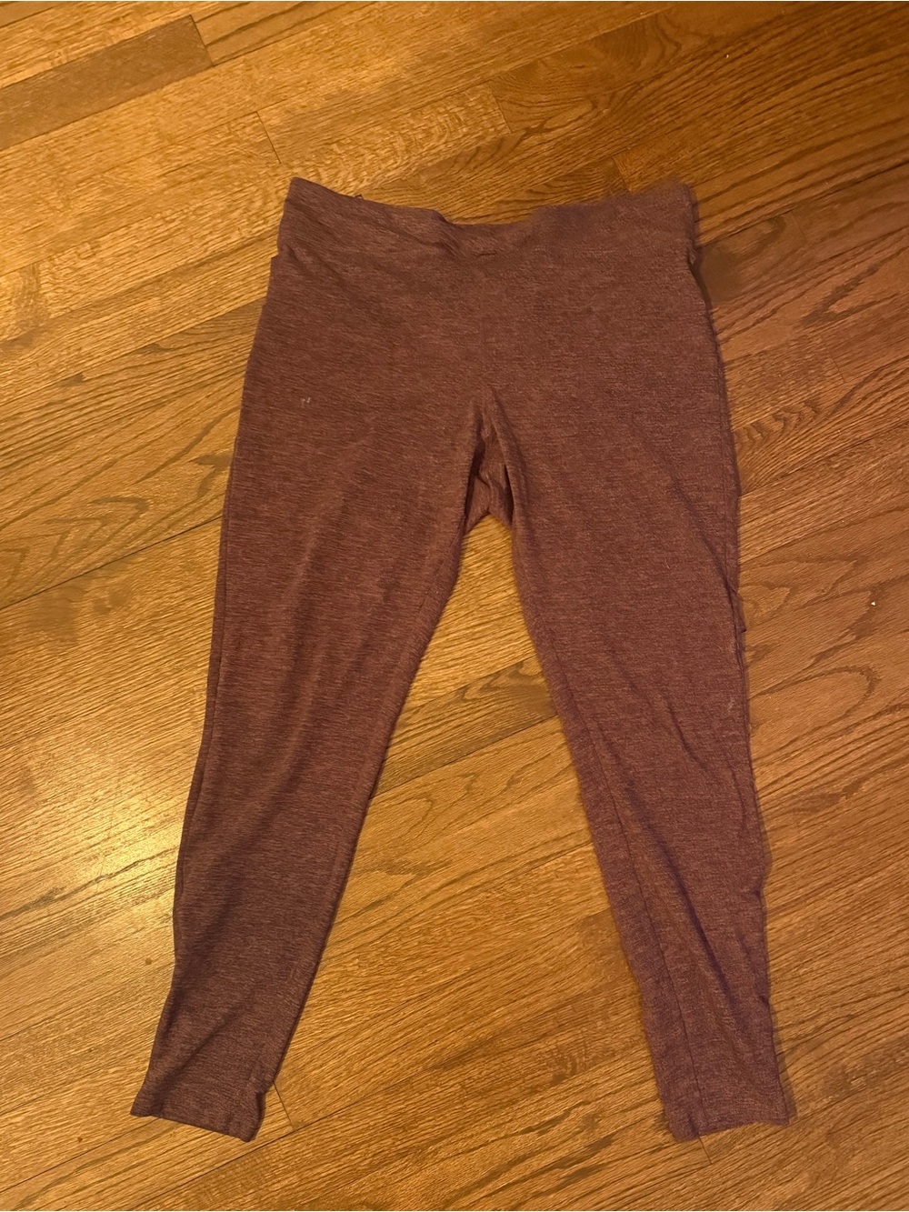 Express One Elevan Burgundy Leggings Medium